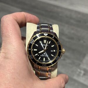 Citizen Eco-Drive Two-Tone Diver's Watch